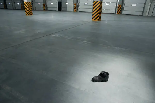 Special boots for a worker in an industrial warehouse