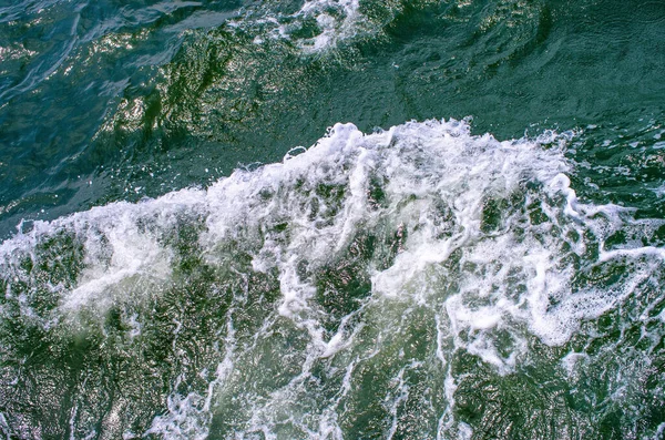 Морская Волна Крупный План Фон — стоковое фото