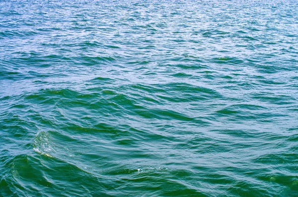 翡翠色 背景纹理的海浪 — 图库照片