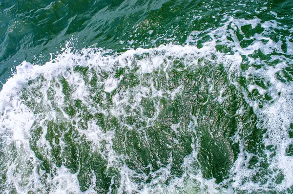 Морская Волна Крупный План Текстура Фона — стоковое фото