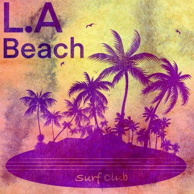 Yaz hayatı, sanat tişörtü tasarımı, sezon tarzı.