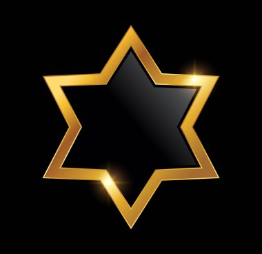 Altın Yıldız Logo Vektörü Simgesi