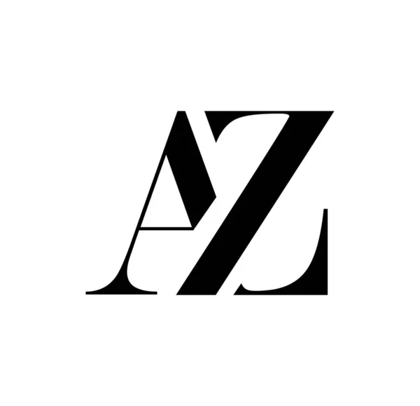 Monogram Logo Διάνυσμα Αρχικά Γράμματα — Διανυσματικό Αρχείο