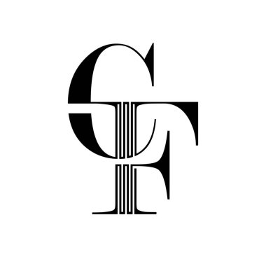 Monogram Logo Vektörü Başlangıç Harfleri