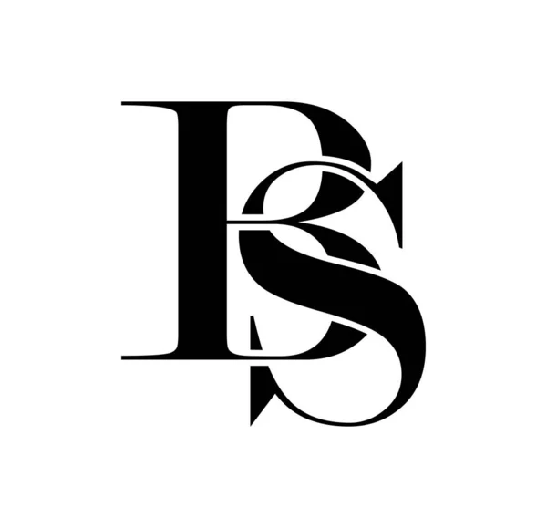 Вектор Логотипа Монограммы Начальные Буквы — стоковый вектор