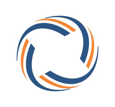 Swoosh Çemberi Logo Vektörü Simgesi