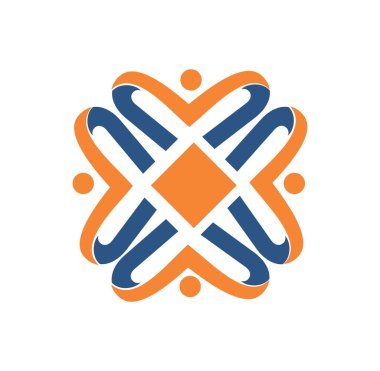 Takım Çalışması İnsanlar Logo Vektörü simgesi