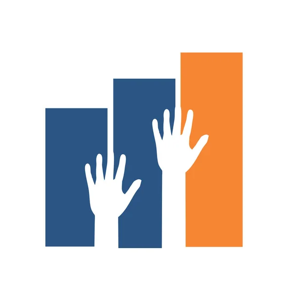 Hand Together Logo Icône Vectorielle Vecteurs De Stock Libres De Droits