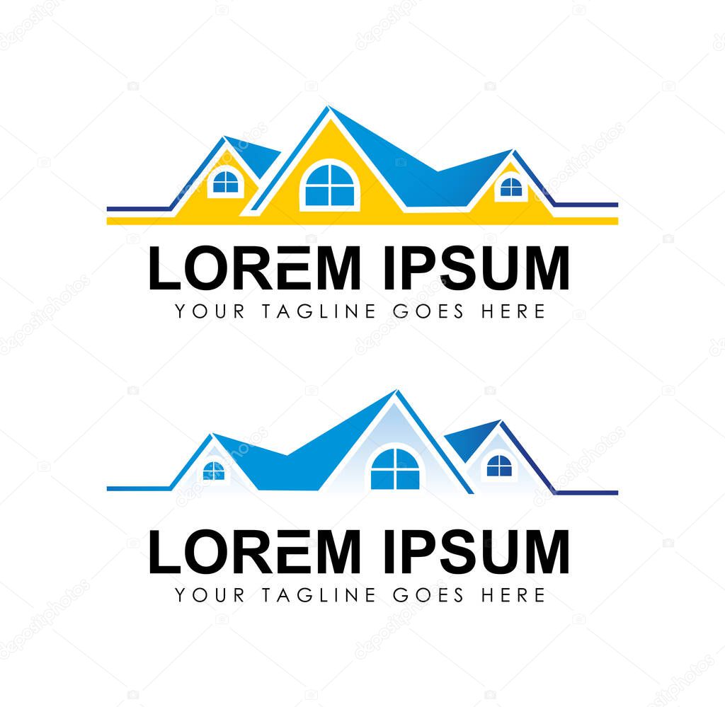 Home Real Estate Logo Vector Icon