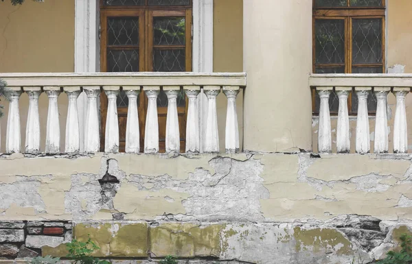 stock image Summer terrace. Ancient balcony. Antique stair railings. High quality photo