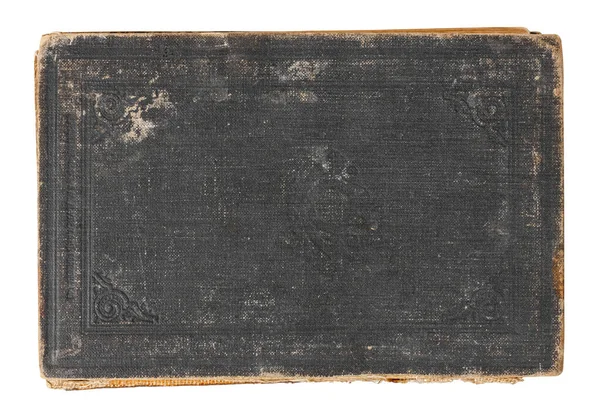 Antico Libro Isolato Sfondo Bianco Copertina Vecchio Libro Foto Alta — Foto Stock