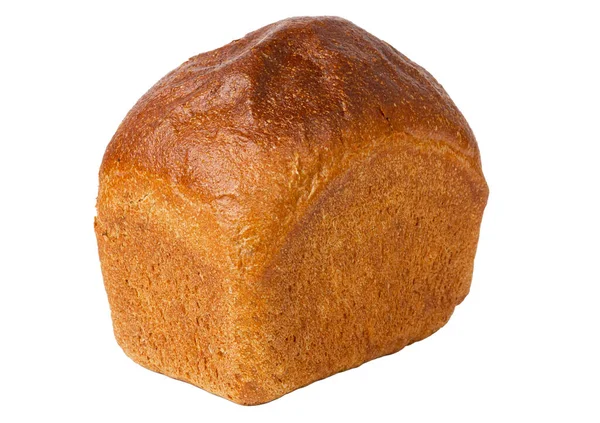 Хліб Ізольований Білому Тлі Прямокутна Форма Високоякісна Фотографія — стокове фото