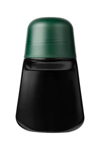 黑色防汗瓶 在白色背景上隔离 高质量的照片 — 图库照片