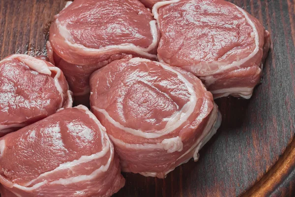フィレ ミグノン メダリオン 新鮮な肉だ 高品質の写真 — ストック写真