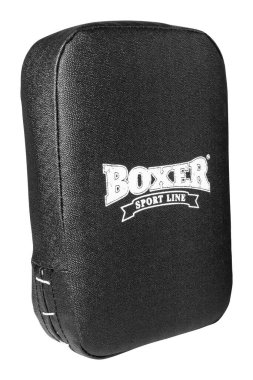 Yumruk rampası beyaz arka planda izole edilmiş. Makiwara yakın plan. Yüksek kalite fotoğraf