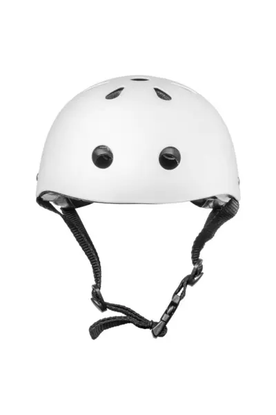 滑板头盔与白色背景隔离 高质量的照片 — 图库照片