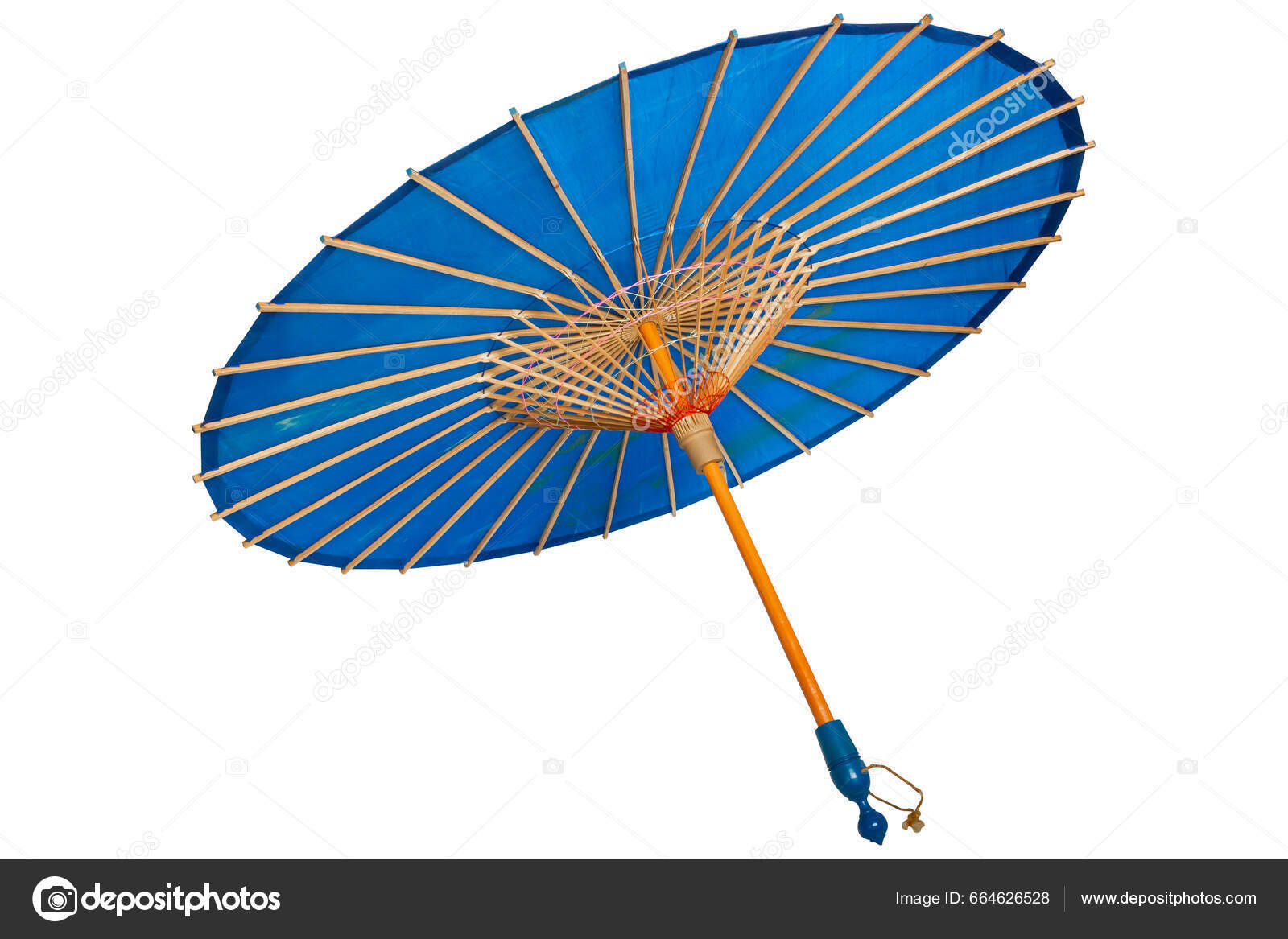 Japanese Parasol Isolated White Background Japanese Umbrella Sun High