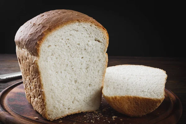 Kawałek Chleba Świeży Chleb Domowej Roboty Pieczenie Wysokiej Jakości Zdjęcie — Zdjęcie stockowe