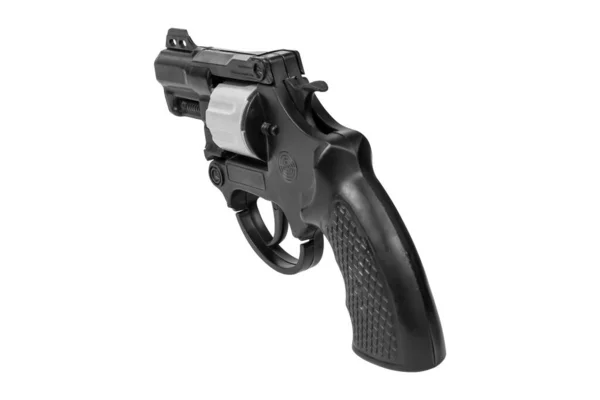 Игрушечный Револьвер Белом Фоне Высокое Качество Фото — стоковое фото