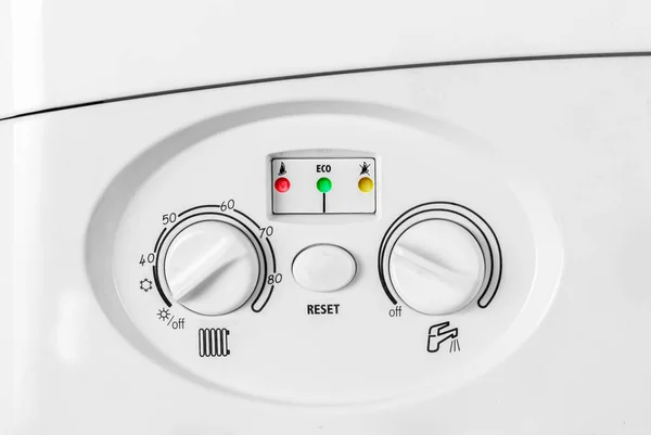 Control Panel Heating Boiler High Quality Photo — Stock Photo, Image
