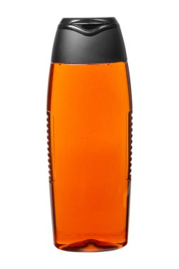 Beyaz arka planda izole edilmiş şampuan şişesi. Yüksek kalite fotoğraf