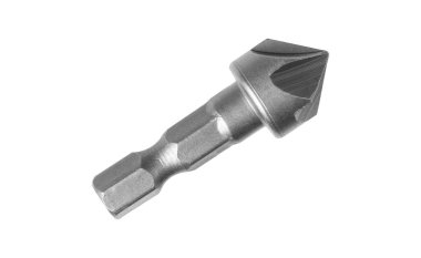 Metal koni matkabı beyaz arkaplanda izole edilmiş. Yaratıcı ya da profesyonel projeler için harika