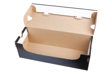 İçi kahverengi ve dışı siyah olan karton kutuyu aç. Çok çeşitli kullanım alanları için uygun