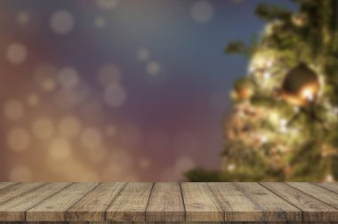 Boş ahşap masa. Geçmişi. ürün gösterimi için