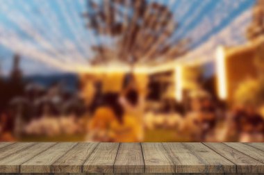 Boş ahşap masa. Geçmişi. ürün gösterimi için