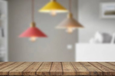 Boş ahşap masa. Geçmişi. ürün gösterimi için