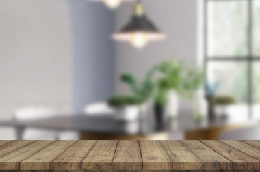 Boş ahşap masa. Geçmişi. ürün gösterimi için