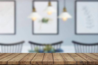 Boş ahşap masa. Geçmişi. ürün gösterimi için