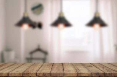 Boş ahşap masa. Geçmişi. ürün gösterimi için