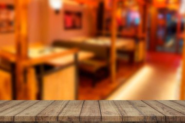 Boş ahşap masa. Geçmişi. ürün gösterimi için