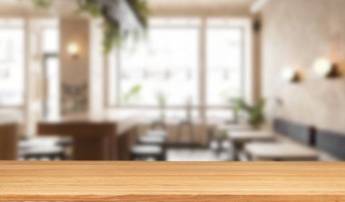 Boş ahşap masa. Geçmişi. ürün gösterimi için