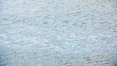 Su yüzeyi, nehir dalgaları ya da küçük dalgalı okyanus, sakin ve yakın çekim. Doğal arka plan. Soyut arkaplan, doku.