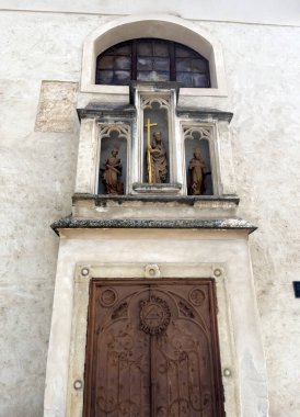 Trnava, Slovakya - 04.17.2025: St. Helena Kilisesi. Giriş.