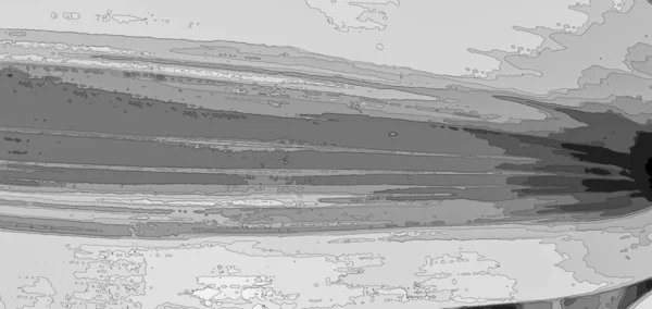 Kontury Unikalny Efekt Ilustracji Czarno Białym Tle Abstrakcyjna Koncepcja Grafiki — Zdjęcie stockowe