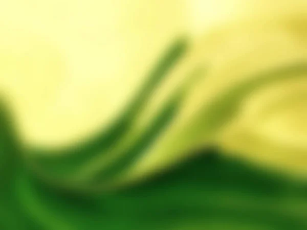 Bulge Blurred Special Effect Illustration Green Yellow Leave Background Abstract — Stock Photo, Image