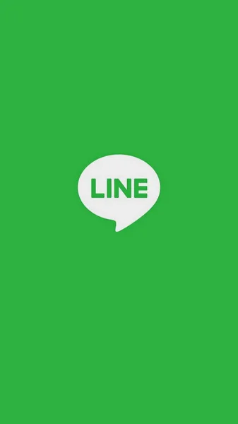 Liniensymbol Flache Illustration Des Plaudernden Grünen Hintergrunds Konversationssymbol Für Web — Stockfoto