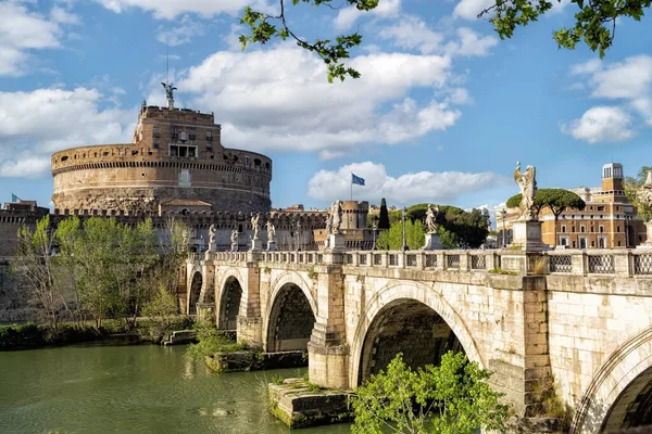 Itálie Dubna 2023 Itálie Lazio Řím Hrad Sant Angelo Nebo — Stock fotografie
