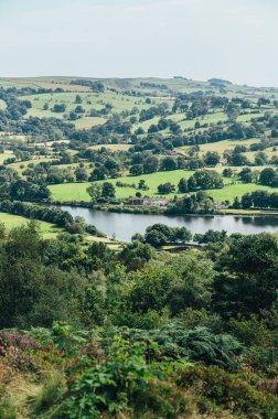 Teggs Burnu, Ridgegate Reservoir, Trentabank Reservoir Circular, Peak District National Park, İngiltere