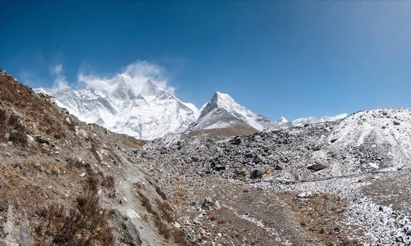 Szczyty Gór Strumieniem Hipodach Napal — Zdjęcie stockowe