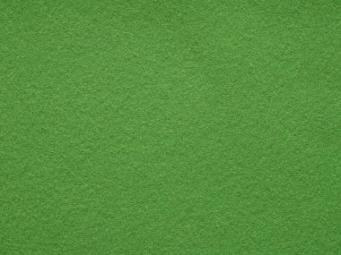 Yeşil keçeli arka plan dokusu. Bilardo ya da poker masasının yüzeyi. Yama işçiliği ya da diğer sanat eserleri için doğal bir his. Parlak renkli sanat ve kırtasiye malzemesinin tam çerçeve dokusu