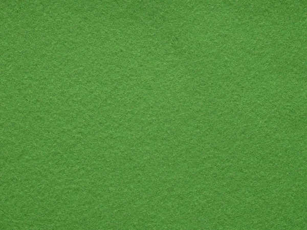 Green felt background texture. Surface of snooker or poker table. Natural felt for patchworkor or other artwork. Full frame background texture pattern of art and stationery material in bright color