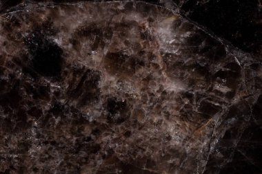 Smoky Quartz background, natural texture in dark tone for your design work.