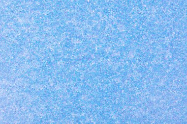 Noellerde kutlama kartı tasarımı konsepti için açık mavi holografik parıltı. Parlak toz ışıl ışıl dekorasyon efekti, tatil dokusu, donanma duvar kağıdı, mutlu yıllar 2024, 3D