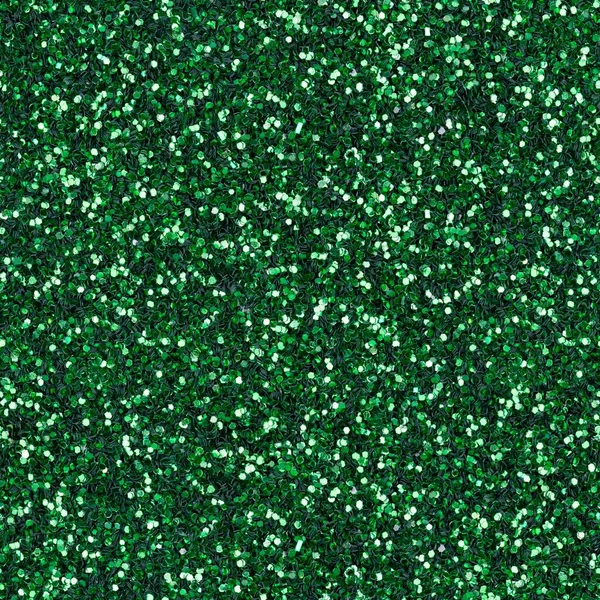 Elegantní Zelené Třpytky Třpytivá Konfety Textura Vánoční Abstraktní Pozadí Ideální — Stock fotografie
