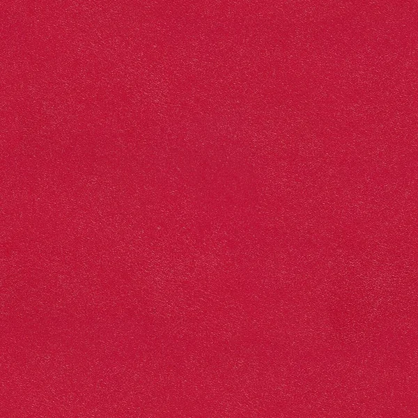 Bright Matte Red Leather Texture Seamless Square Background Tile Ready — Stock Photo, Image