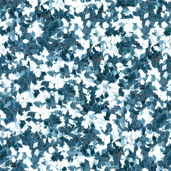 Glansblått Glitter Glittrande Konfetti Konsistens Jul Abstrakt Bakgrund Idealiskt Sömlöst — Stockfoto